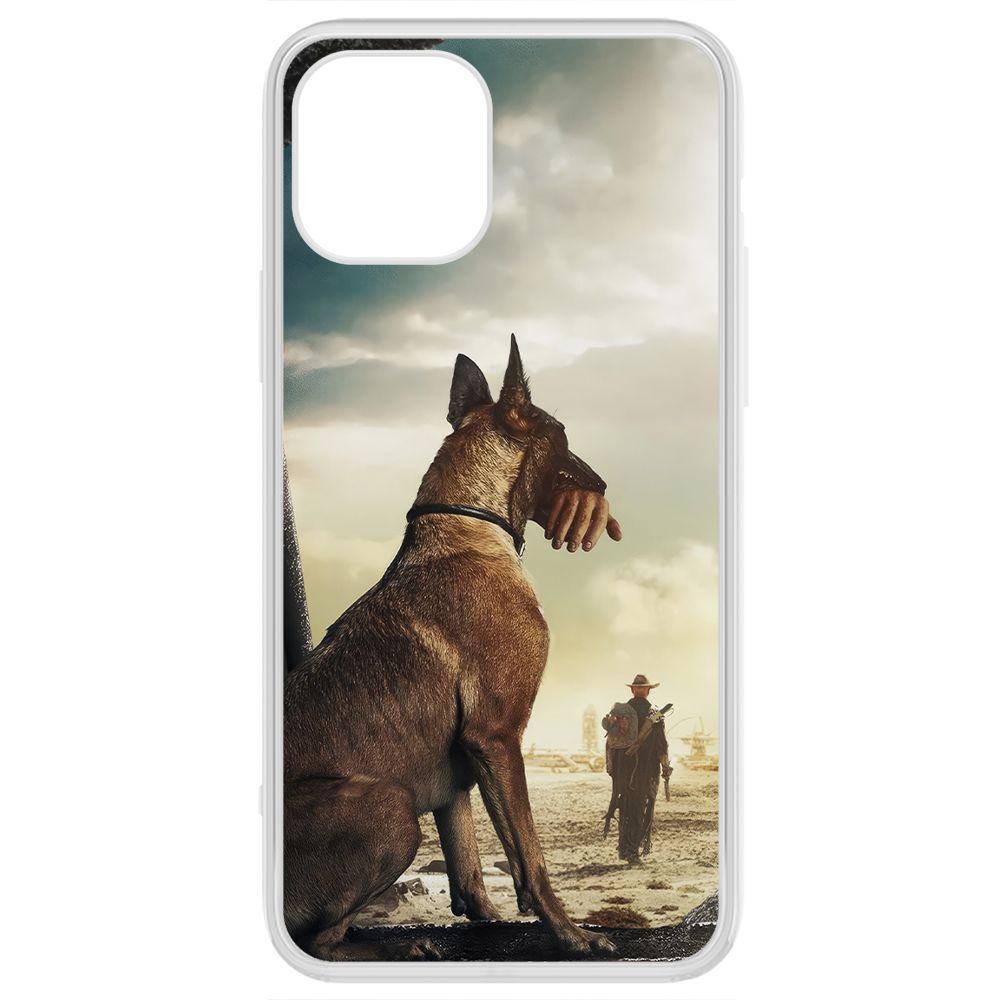 

Чехол-накладка Krutoff Clear Case Фоллаут (Fallout) - Псина для iPhone 12 Pro, Прозрачный