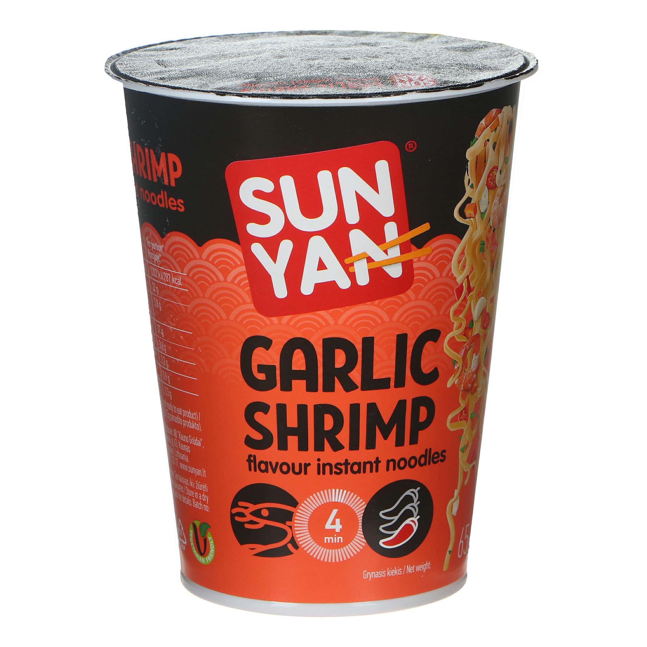 

Лапша быстрого приготовления Sun Yan с креветками 65 г