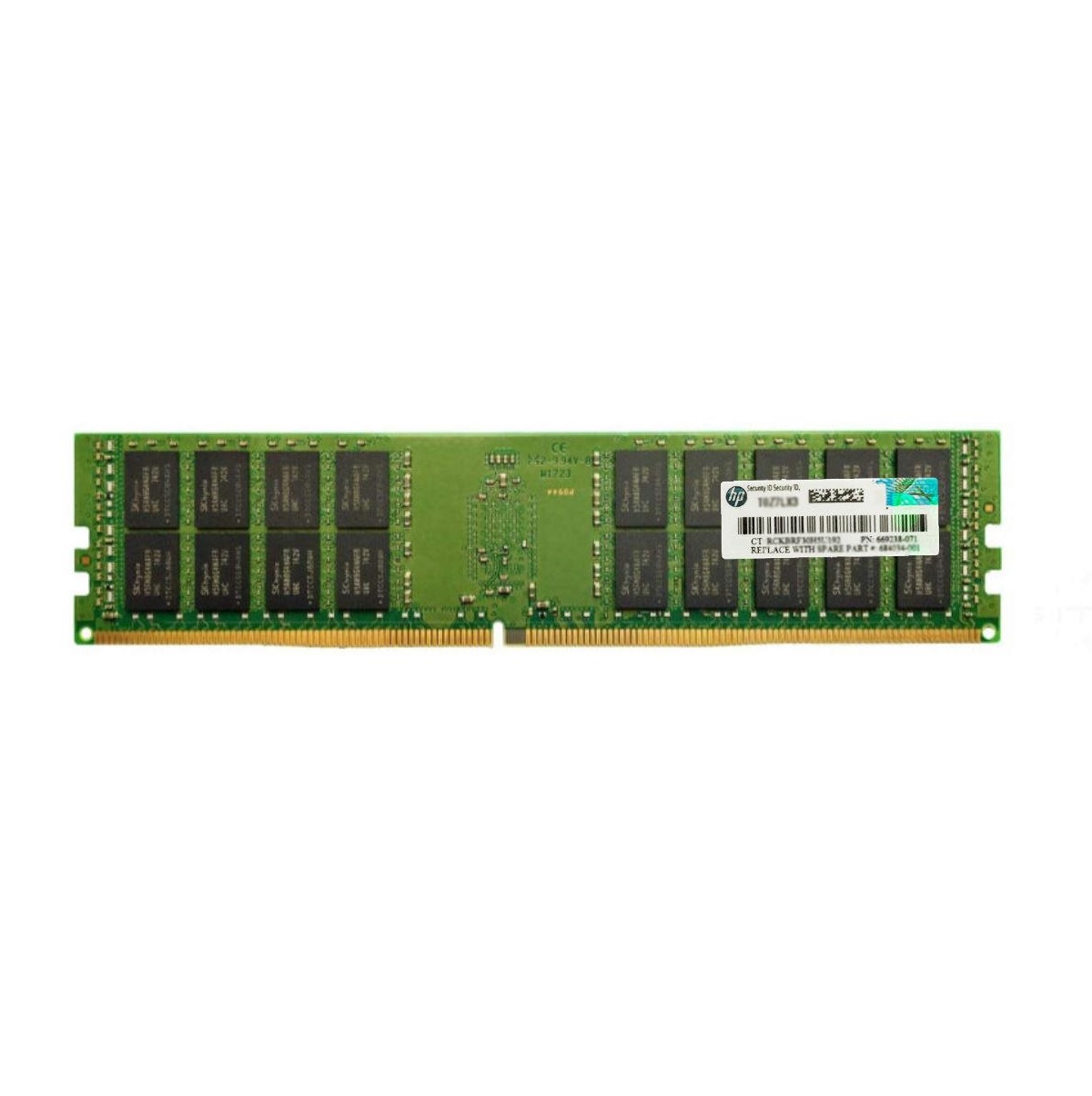 

Оперативная память HP HPE DDR4 16Gb 2400MHz (805350-201), Оперативная память HPE 16GB SINGLE RANK DDR4-2400 REG [805350-201]