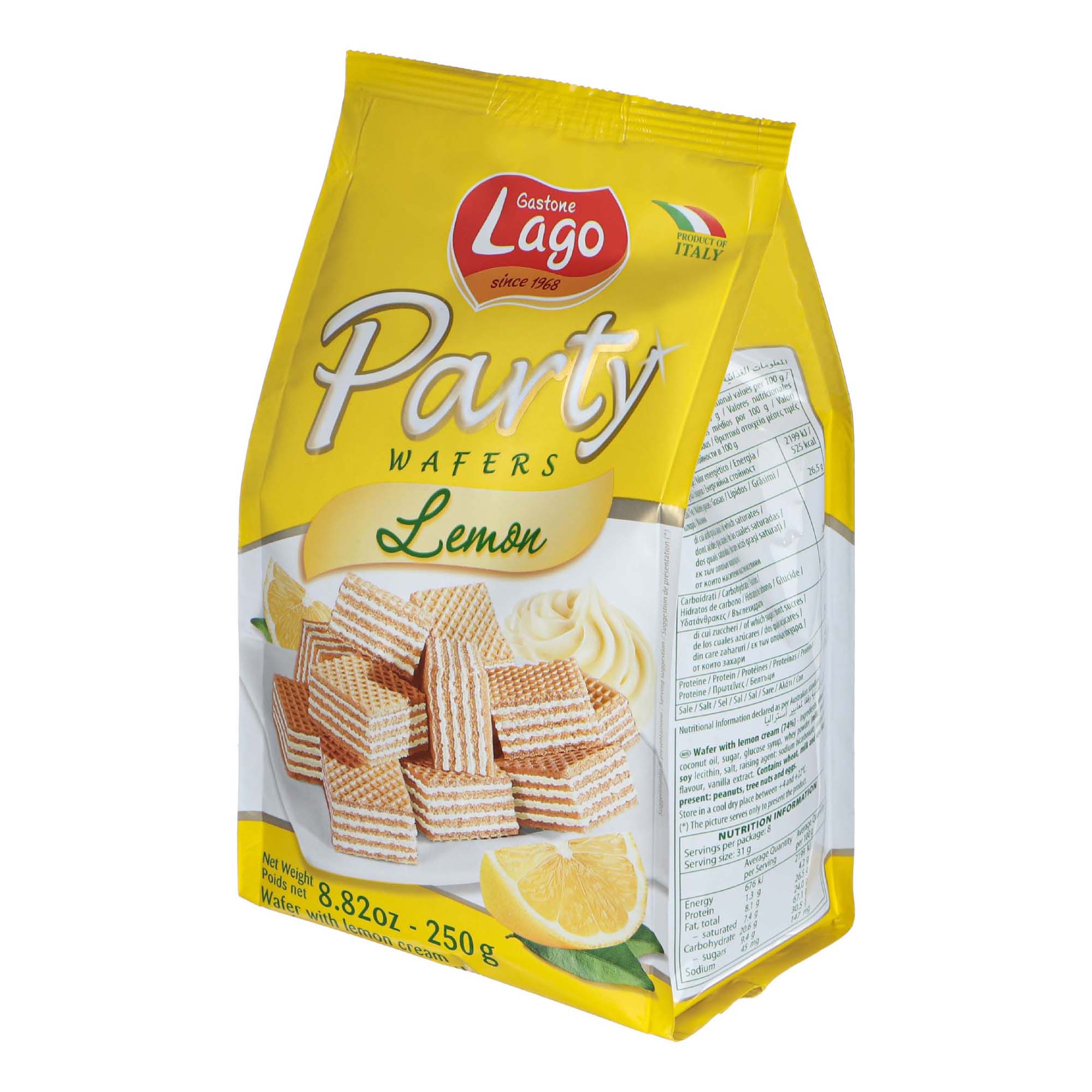 

Вафли Gastone Lago Party лимон 250 г