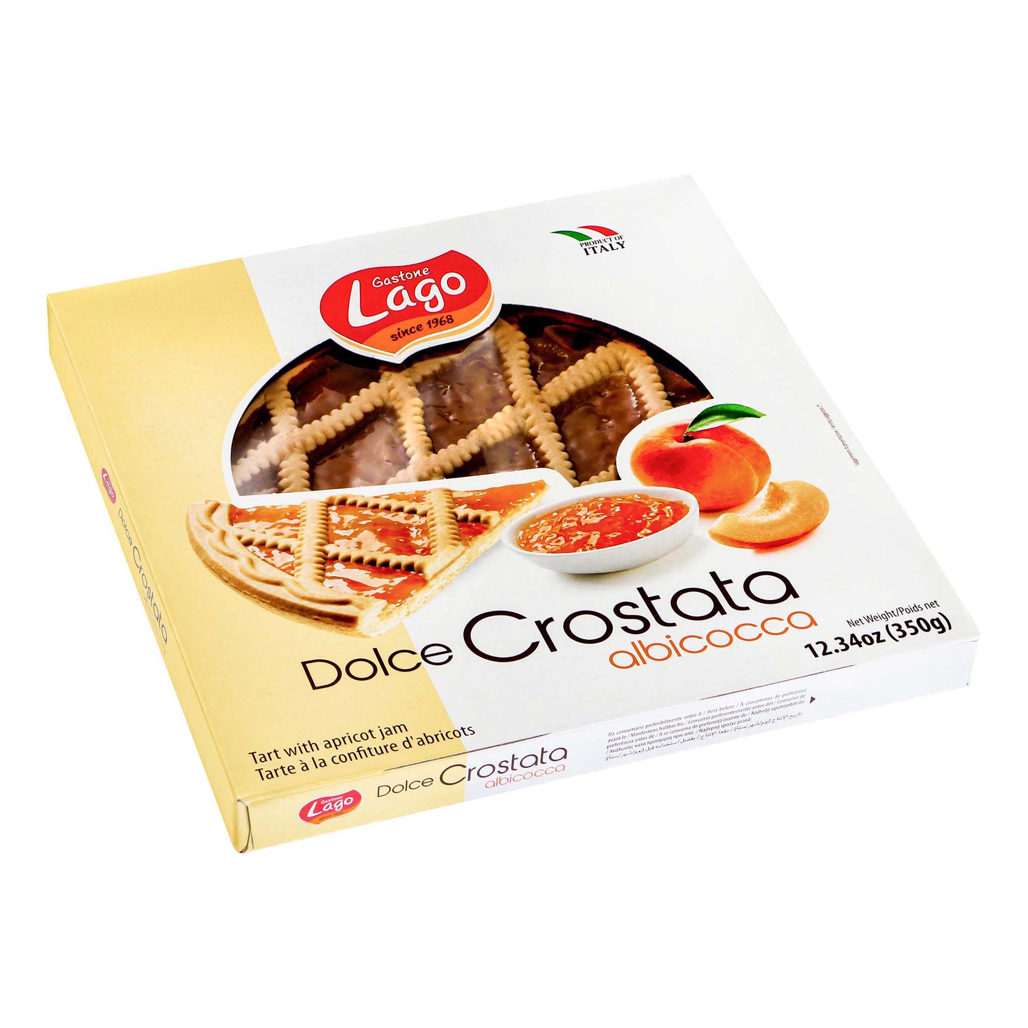 

Пирог Gastone Lago Crostatina с абрикосовым джемом 350 г