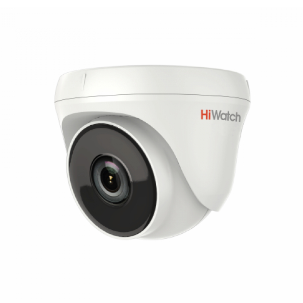 IP видеокамера Hikvision HiWatch DS-T233 6-6мм HD-TVI цветная корп.:белый