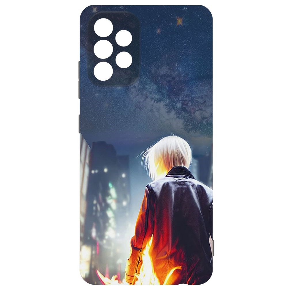 Чехол-накладка Софт Перспектива для Samsung Galaxy A32 (A325)