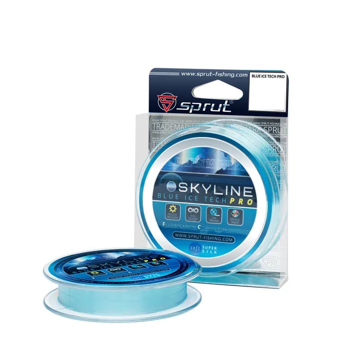 фото Леска зимняя sprut icetech pro blue 0,165mm/50m