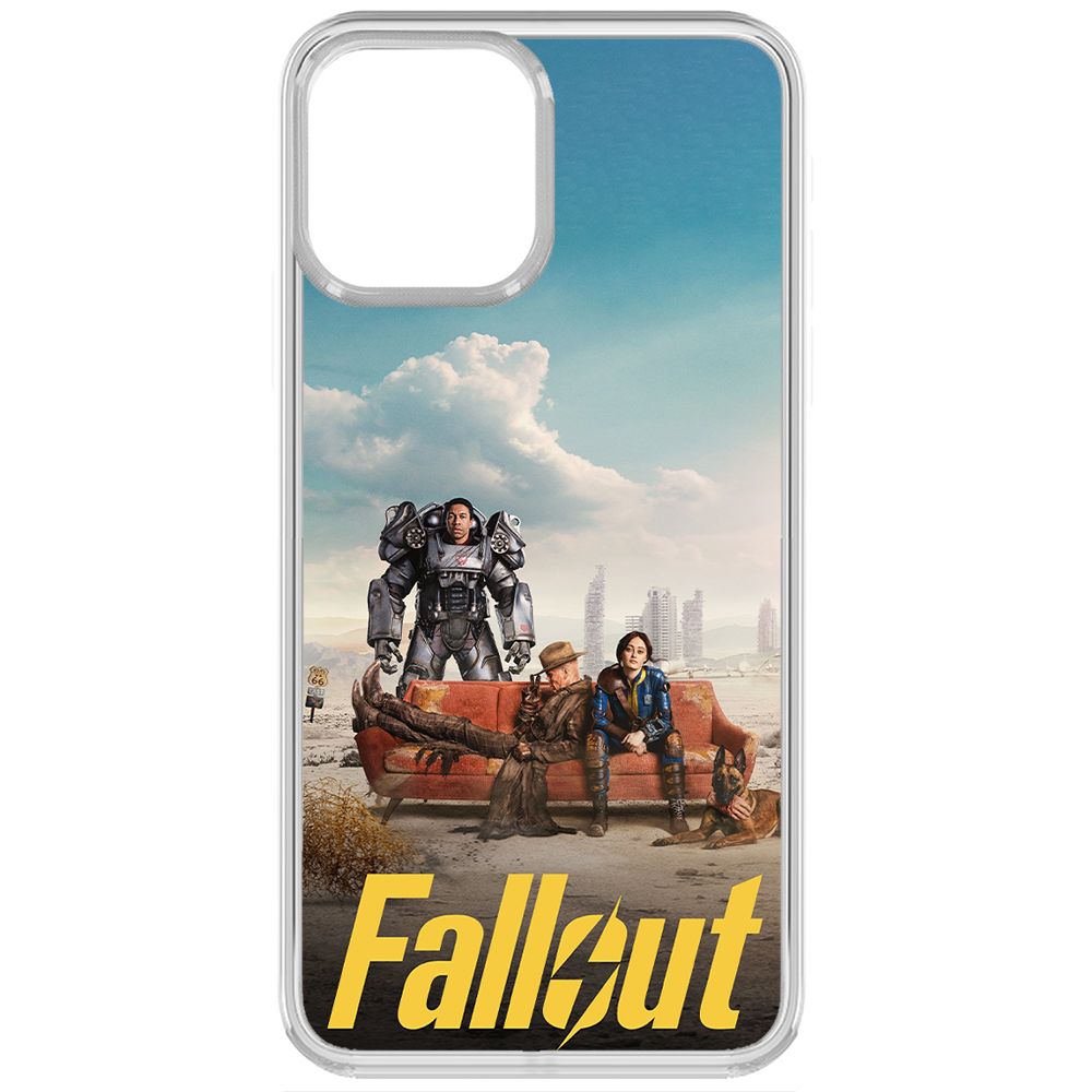 

Чехол-накладка Krutoff Clear Case Фоллаут (Fallout) - Постер для iPhone 13 Pro, Прозрачный