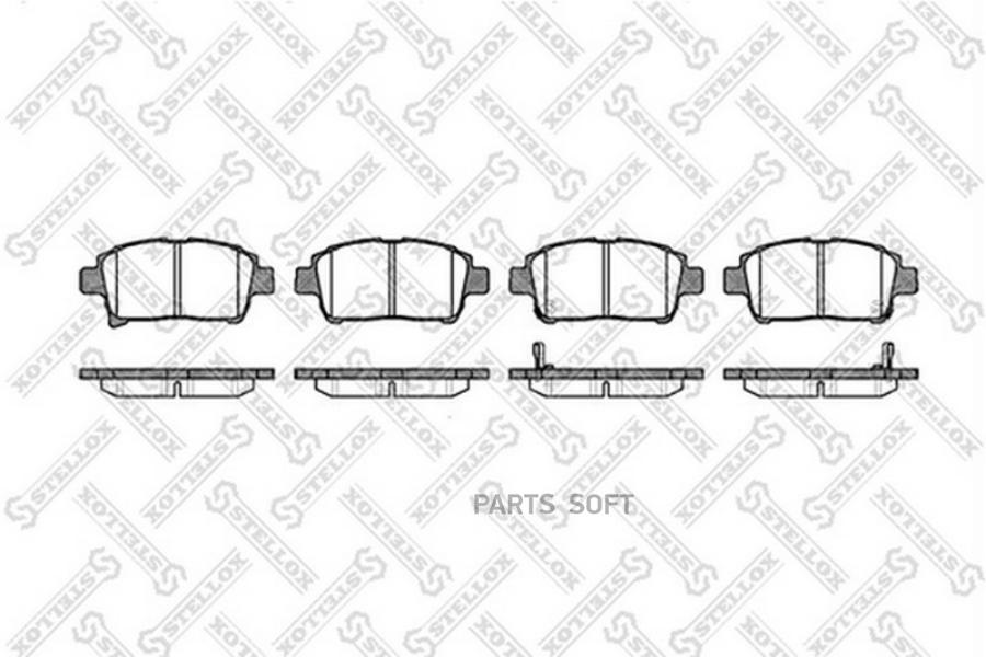 

Тормозные колодки Stellox 982002SX