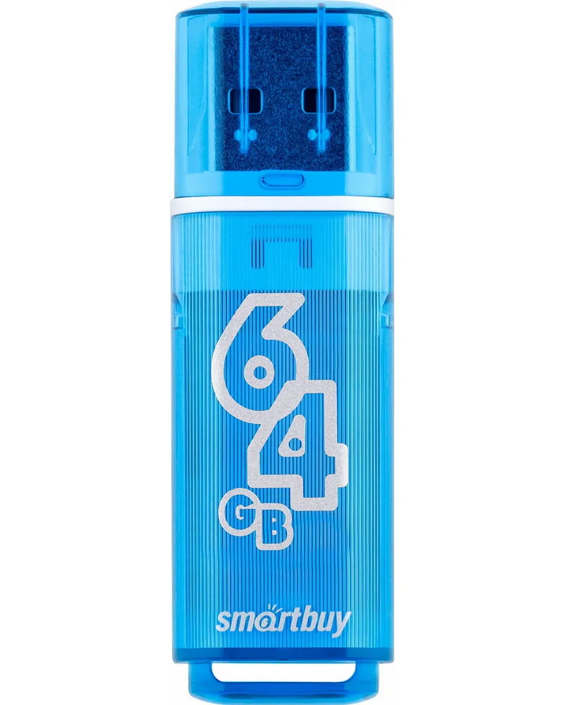 

Флешка Smartbuy Glossy 64 ГБ Blue (sb8gbgs-b), Glossy