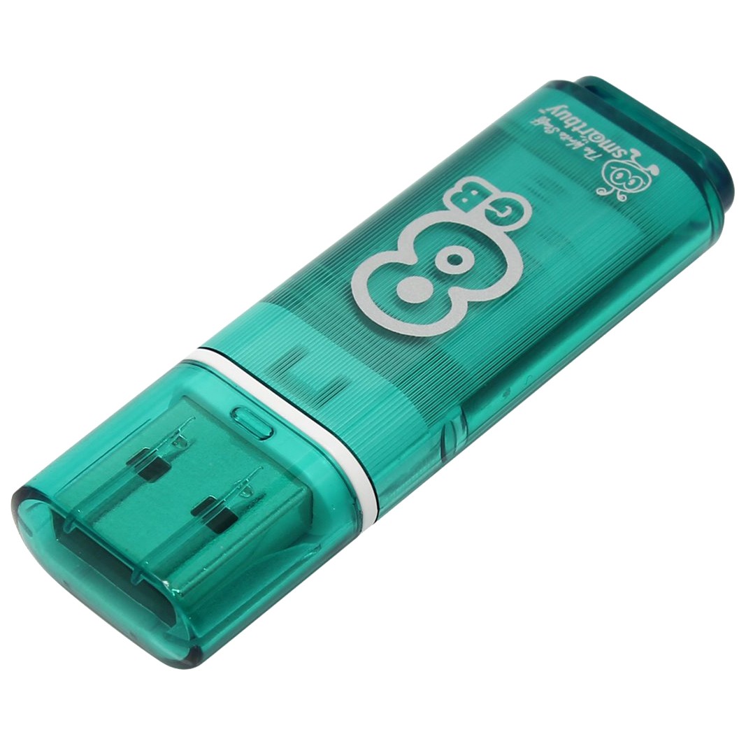 Флэш-накопитель Smartbuy Glossy 8GB green