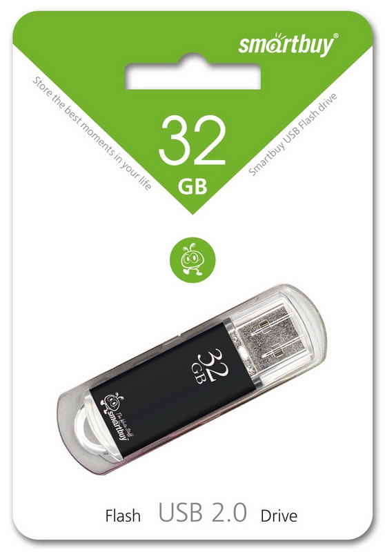 фото Флэш-накопитель smartbuy v-cut 32gb black