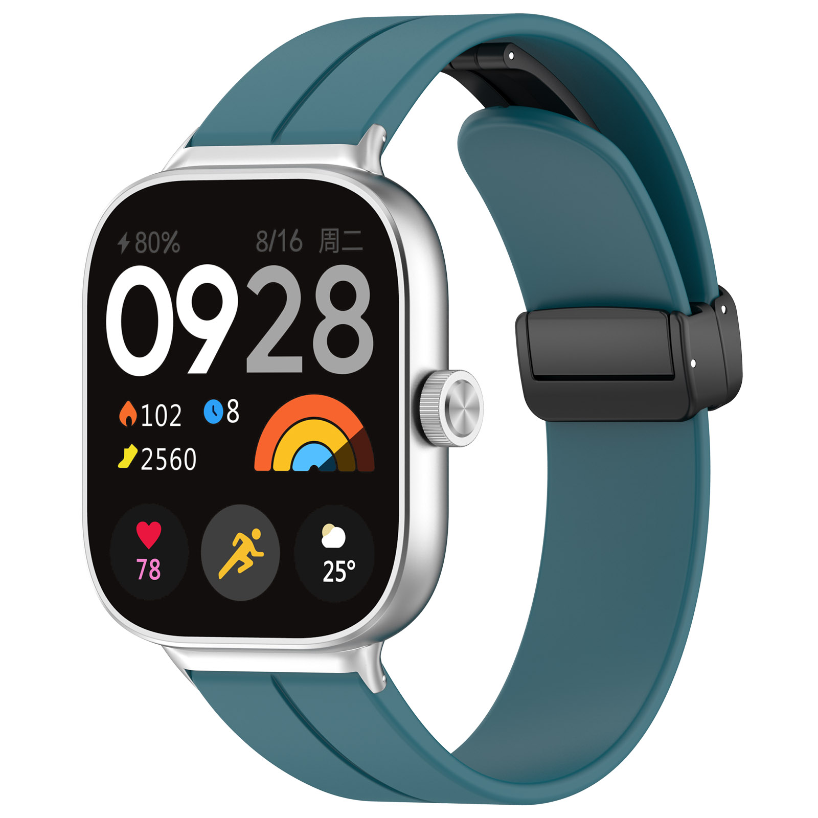 

Ремешок для Xiaomi Mi Band 8 Pro / Redmi Watch 4, с магнитной застежкой, сине-зеленый, Синий;зеленый, Mi Band 8 Pro / Redmi Watch 4