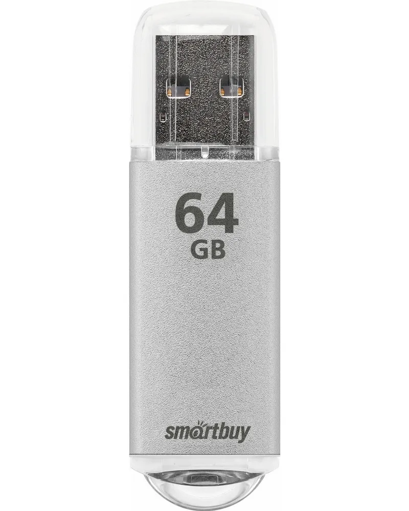 

Флешка SmartBuy V-CUT 64 ГБ серебристый (SB64GBVC-S), V-CUT