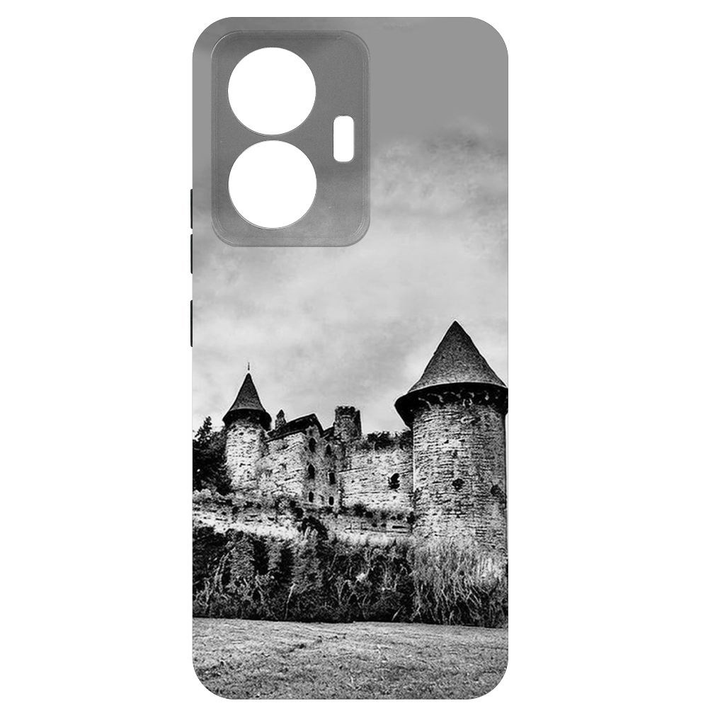 

Чехол-накладка Софт Старый замок для Vivo T1, Черный