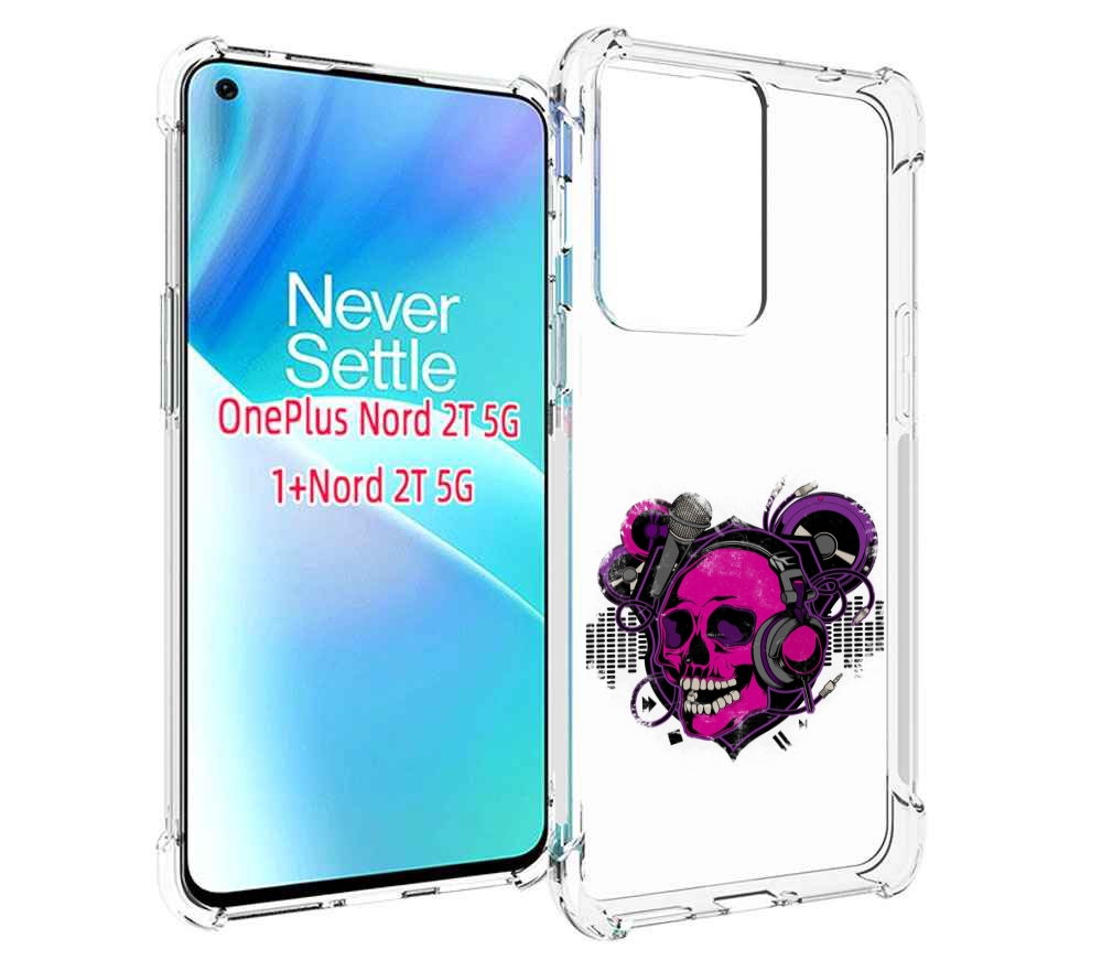 

Чехол MyPads череп 1 для OnePlus Nord 2T, Прозрачный, Tocco