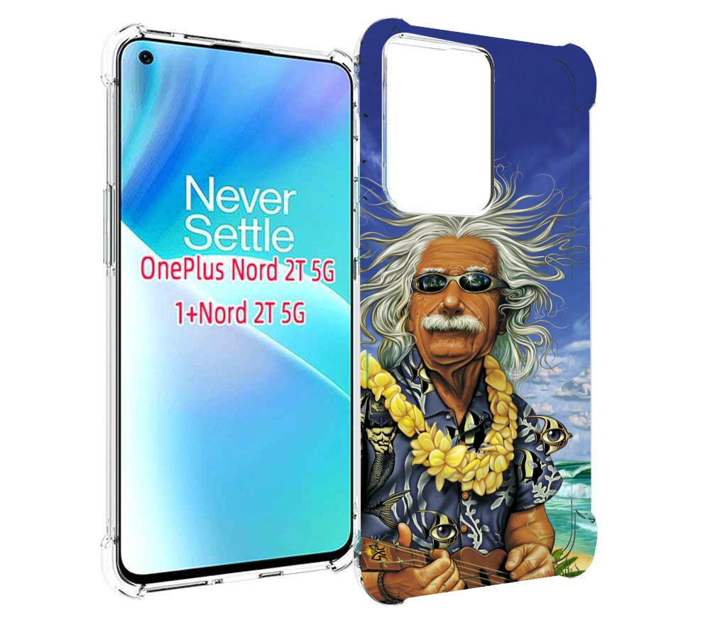 

Чехол MyPads энштейн на отдыхе для OnePlus Nord 2T, Прозрачный, Tocco