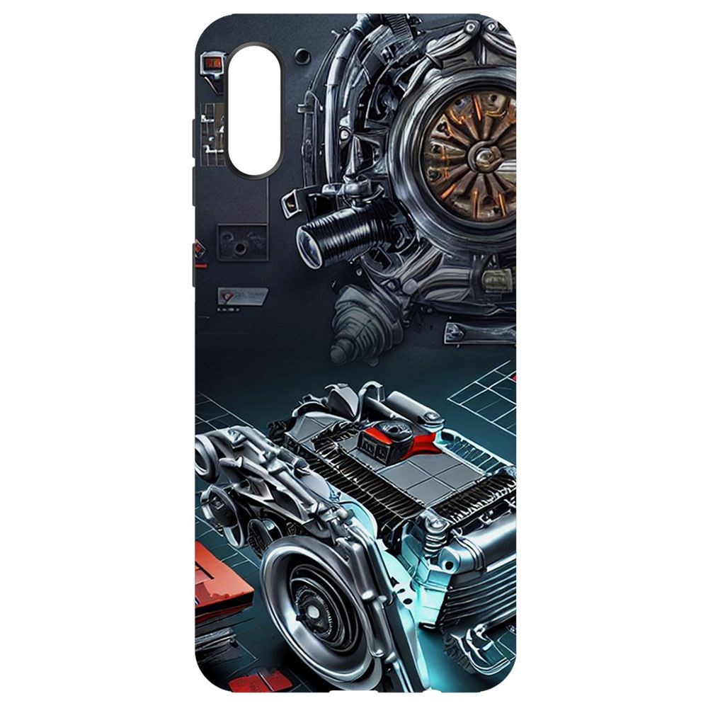 

Чехол-накладка Софт Моторы для Samsung Galaxy A02 (A022), Черный