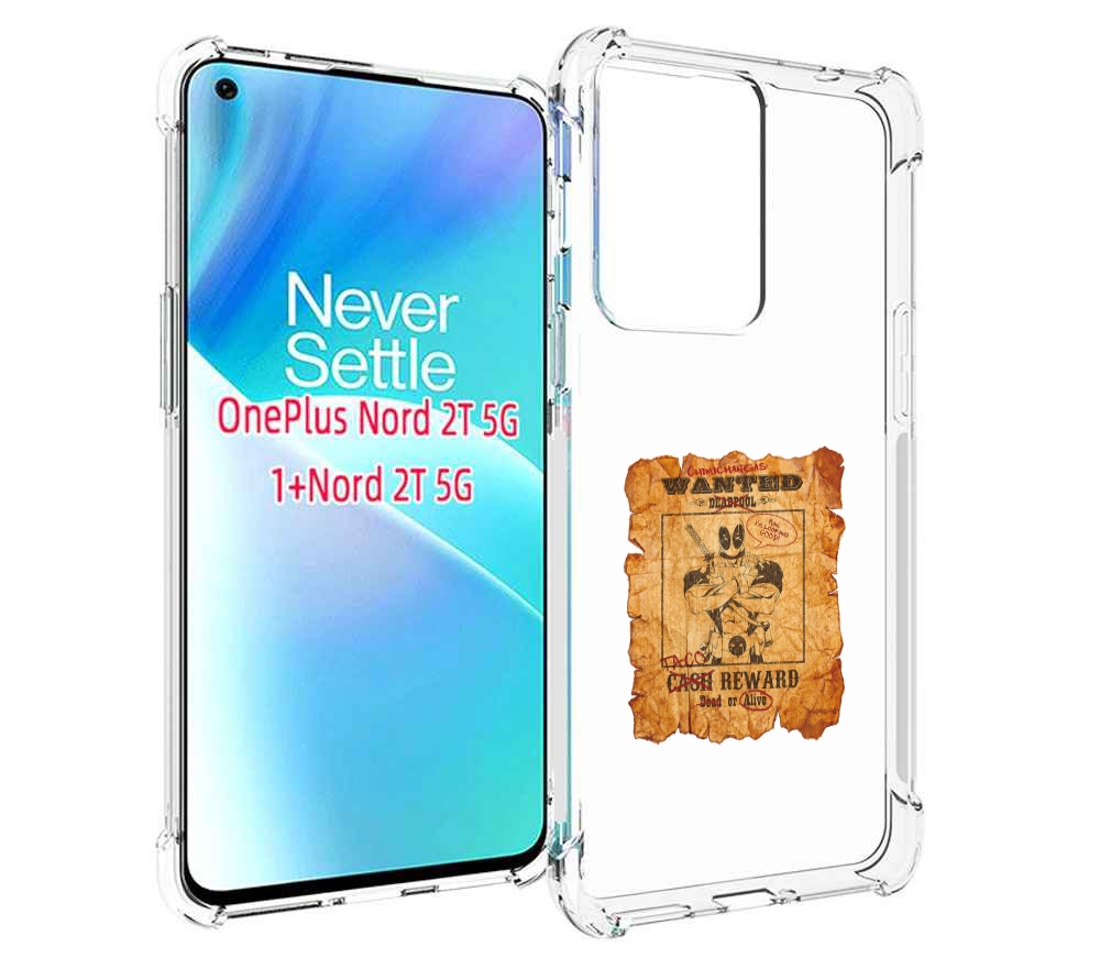 

Чехол MyPads дедпул для OnePlus Nord 2T, Прозрачный, Tocco