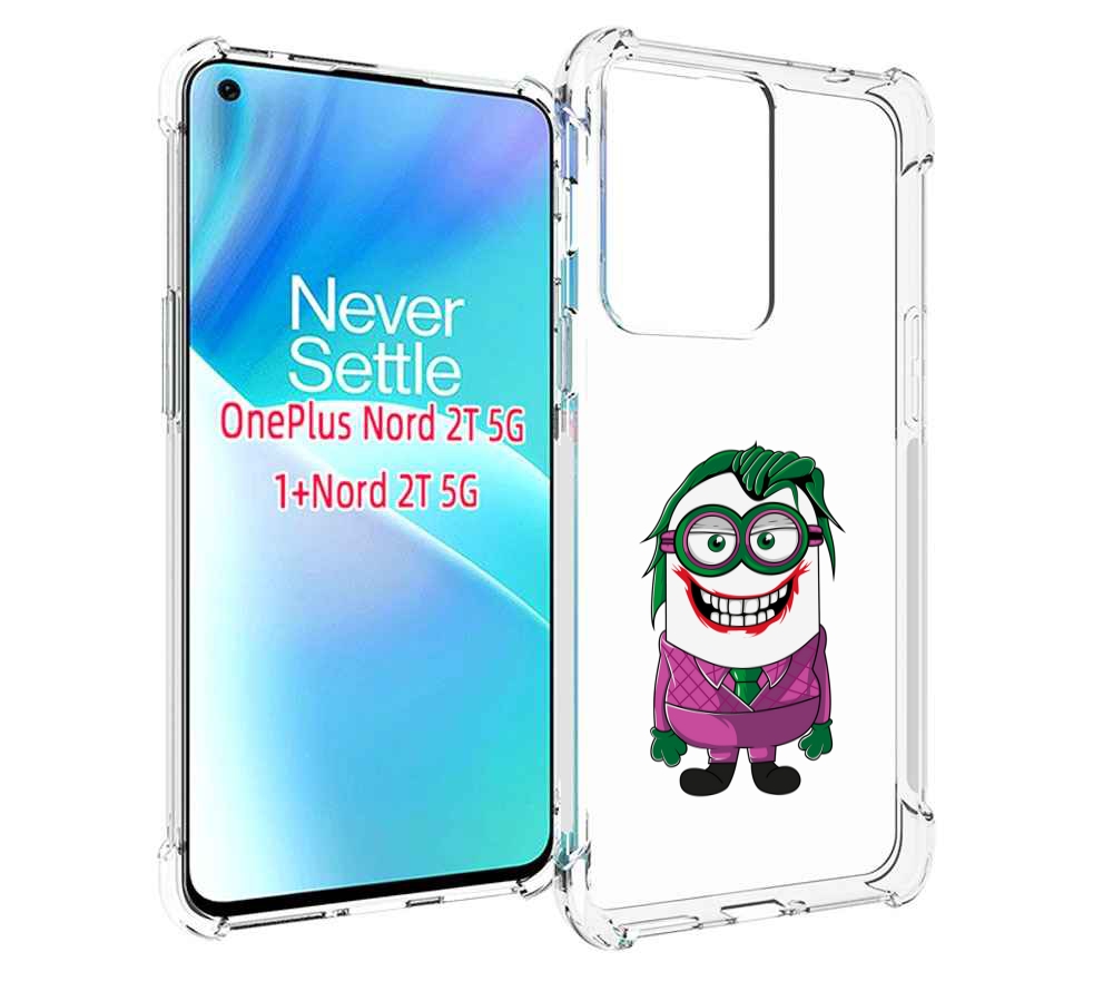 

Чехол MyPads джокер миньон для OnePlus Nord 2T, Прозрачный, Tocco