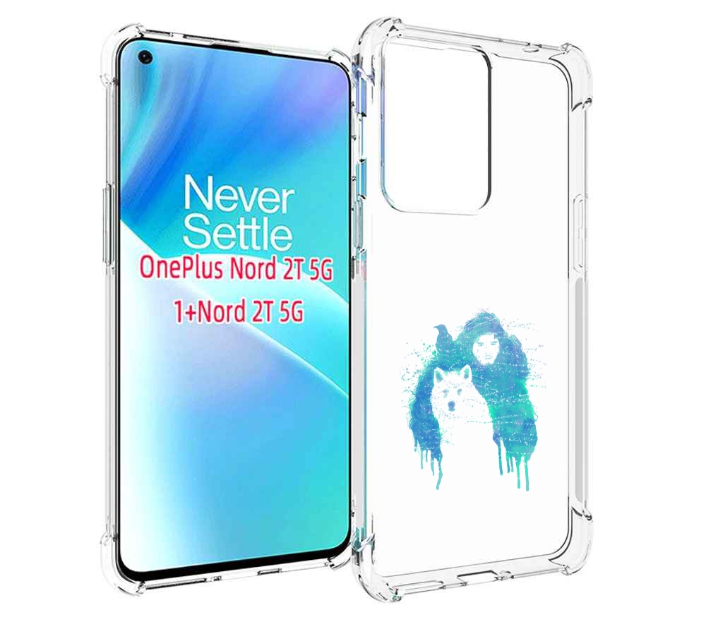 

Чехол MyPads джон сноу для OnePlus Nord 2T, Прозрачный, Tocco