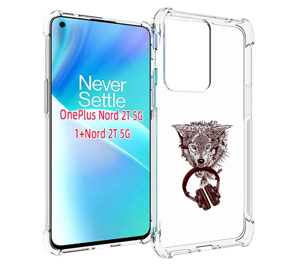 

Чехол MyPads дикий волк для OnePlus Nord 2T, Прозрачный, Tocco