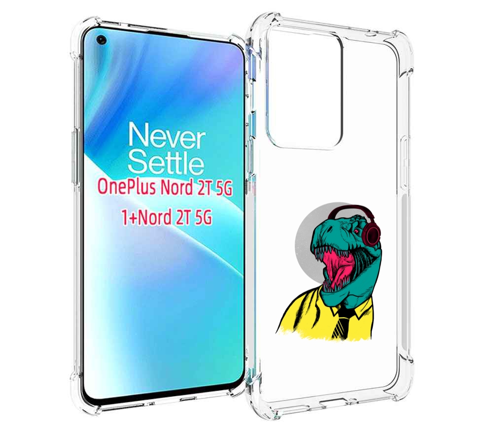 

Чехол MyPads дино для OnePlus Nord 2T, Прозрачный, Tocco