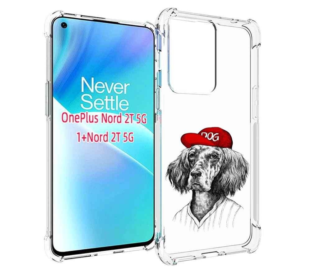 

Чехол MyPads дог для OnePlus Nord 2T, Прозрачный, Tocco