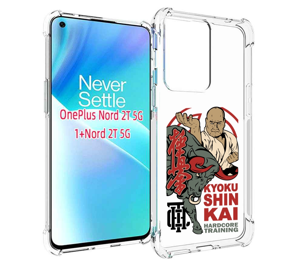 Чехол MyPads единоборства рисунок для OnePlus Nord 2T
