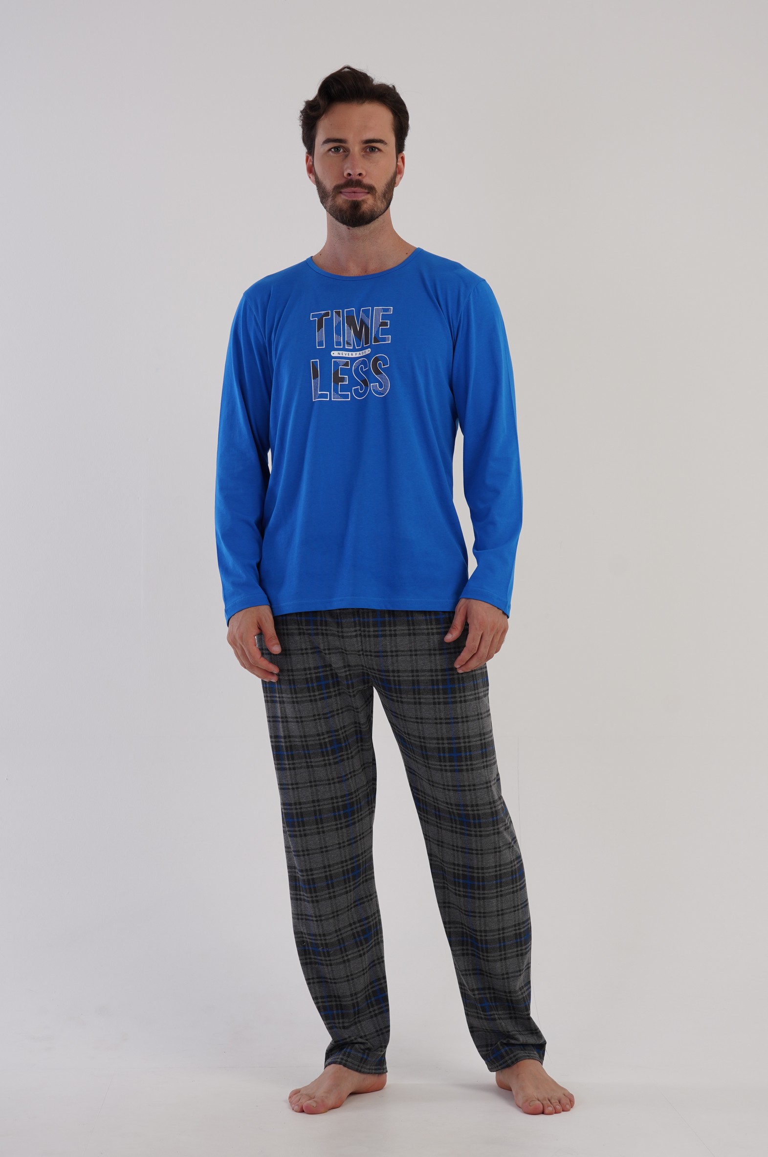 Пижама мужская VIENETTA MAN 305029 синяя XL