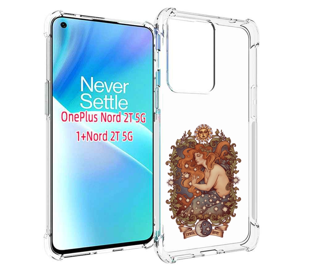 

Чехол MyPads звездная девушка абстракция для OnePlus Nord 2T, Прозрачный, Tocco
