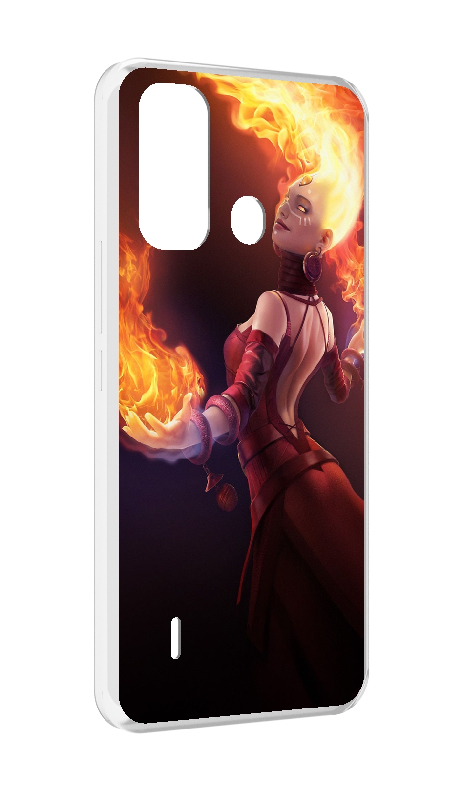 

Чехол MyPads dota 2 Lina для ITEL A49 / A58 / A58 Pro, Прозрачный, Tocco
