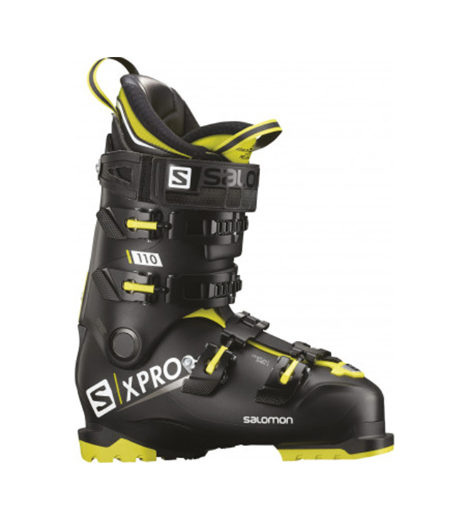 фото Горнолыжные ботинки salomon x pro 110 pu black/yellow (17/18) (29.0)