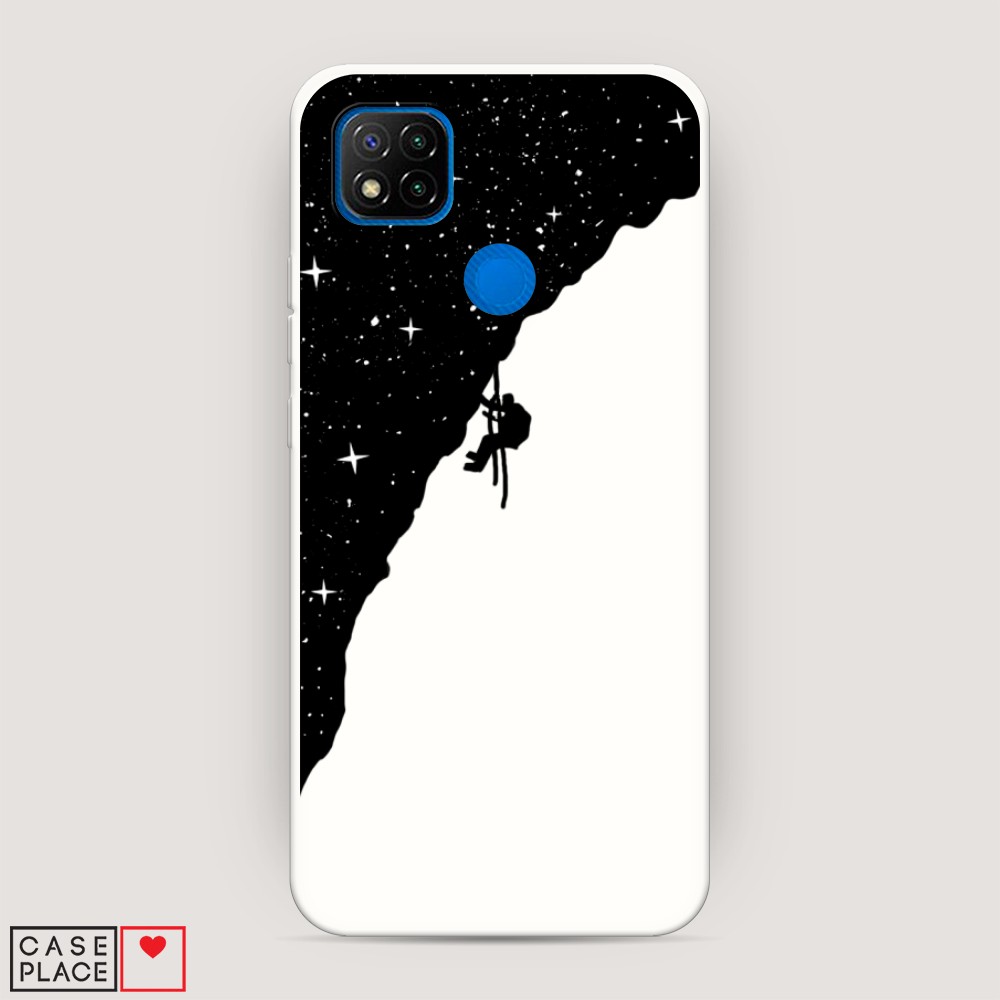 

Матовый силиконовый чехол "Скалолаз в космосе" на Xiaomi Redmi 9C, 39057-1