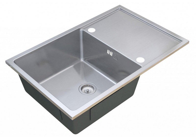 

Мойка для кухни ZorG Steel Hummer SH R 7850 Onix, Серебристый, SH R 7850