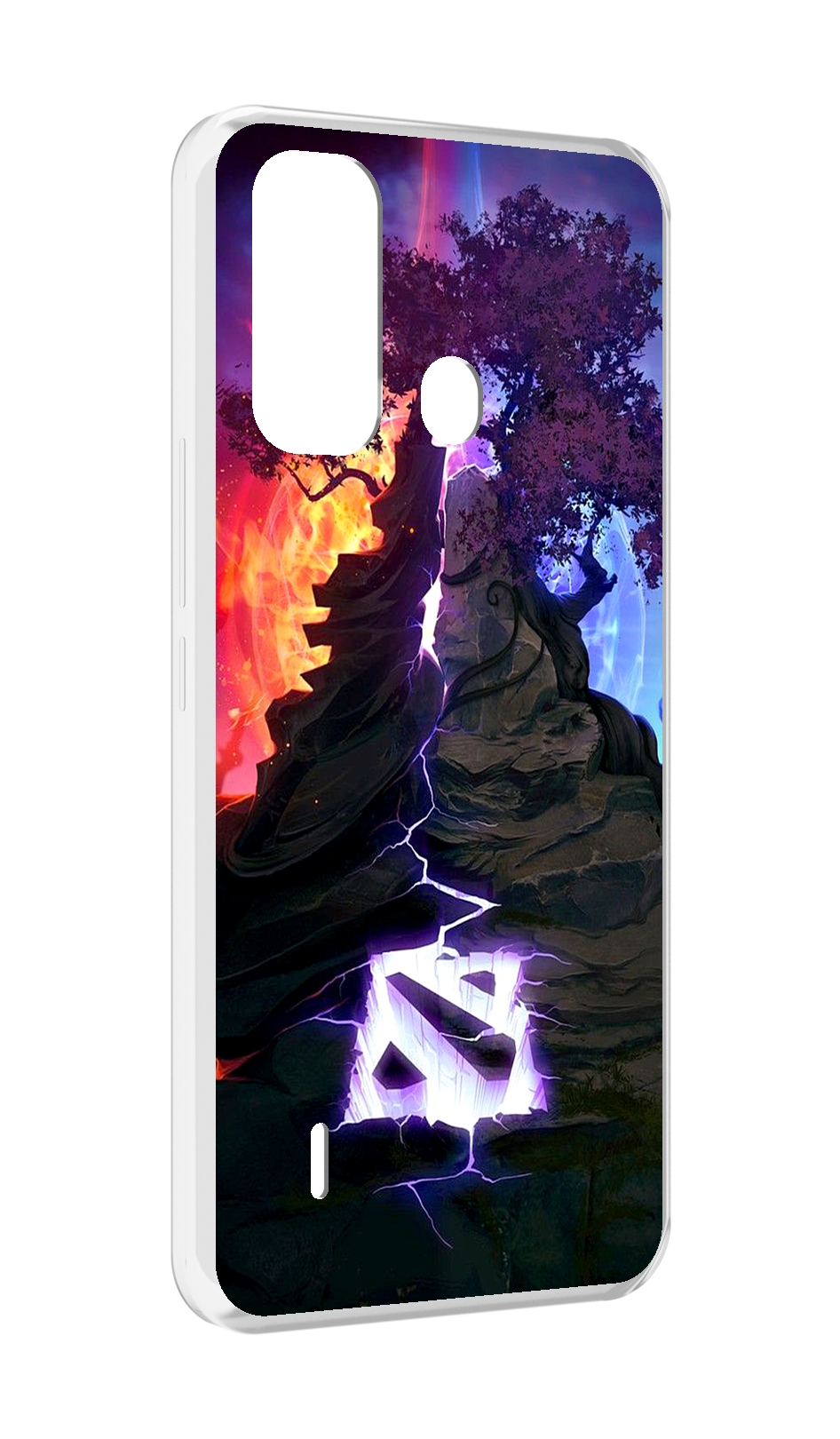 

Чехол MyPads dota 2 логотип для ITEL A49 / A58 / A58 Pro, Прозрачный, Tocco