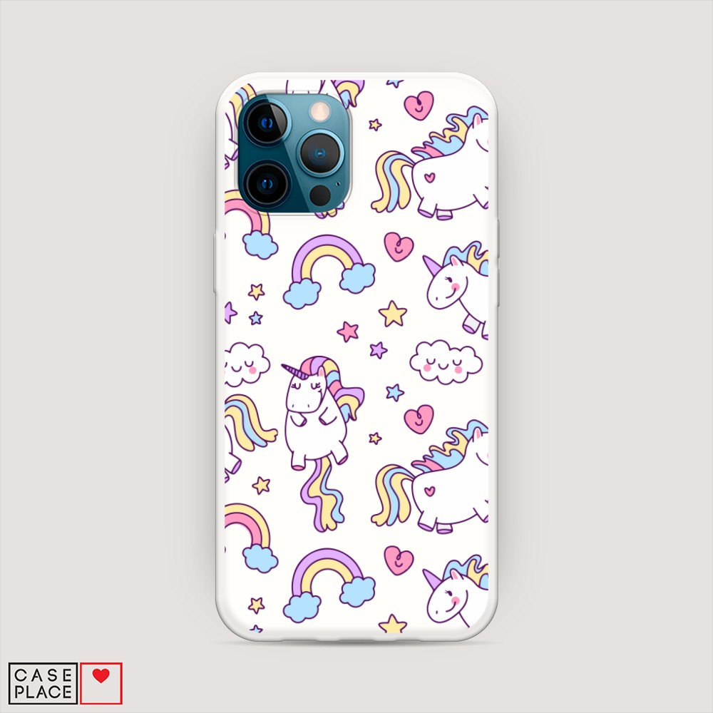 

Матовый силиконовый чехол "Sweet unicorns dreams" на Apple iPhone 12 Pro, Sweet unicorns dreams