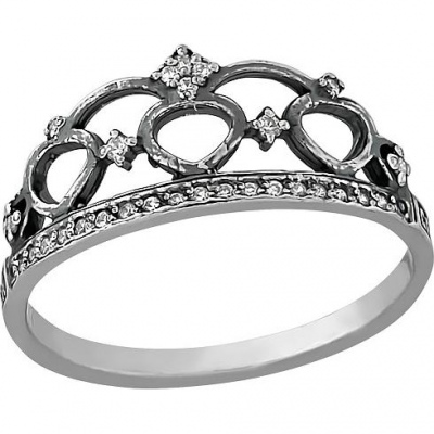 

Кольцо с 17 фианитами из серебра Высоковы КИ-381 17, КИ-381