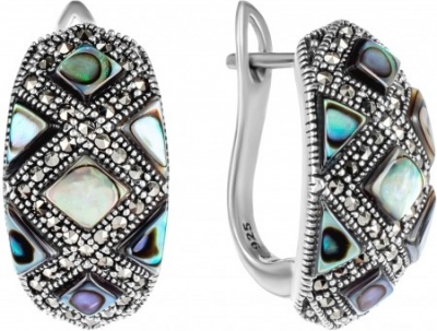 

Серьги из серебра с марказитом Марказит HE416-8247, HE416-8247