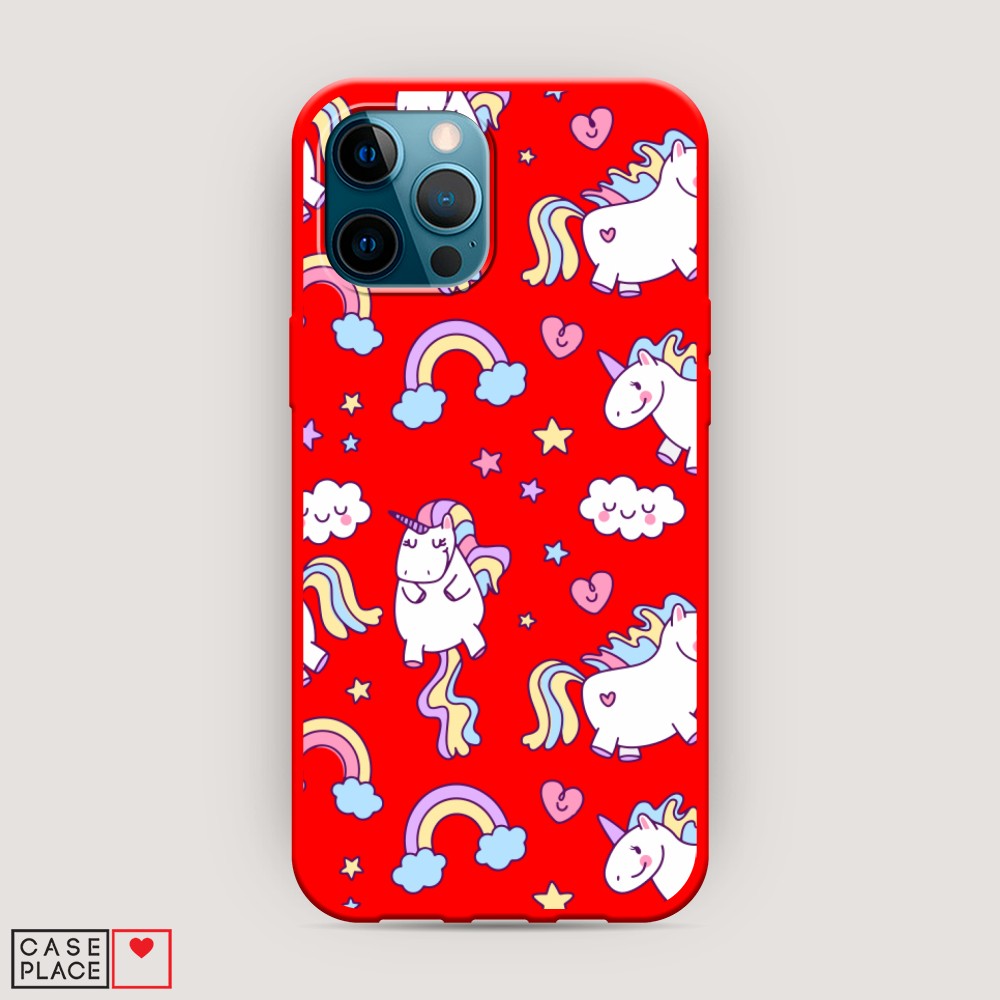 

Матовый силиконовый чехол "Sweet unicorns dreams" на Apple iPhone 12 Pro Max, Sweet unicorns dreams