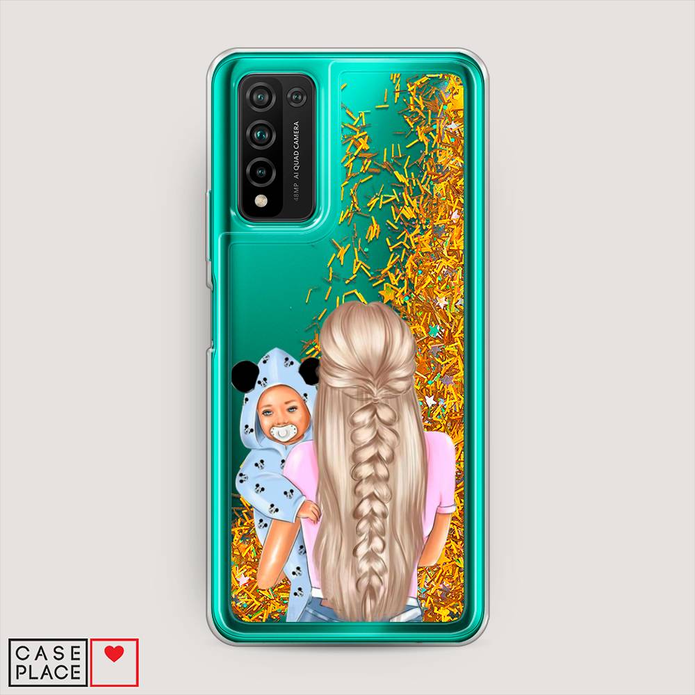 

Чехол Awog на Honor 10X Lite "Молодая мама", Бежевый;голубой, 6104690-1