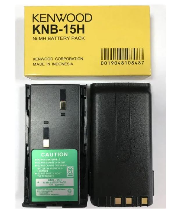 Аккумуляторы Kenwood KNB-15H Ni-MH 2500 mAh для TK-2107, TK-3107 комплект 2 штуки