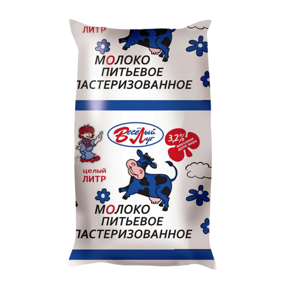 

Кефир Веселый луг 3,2% БЗМЖ 900 мл