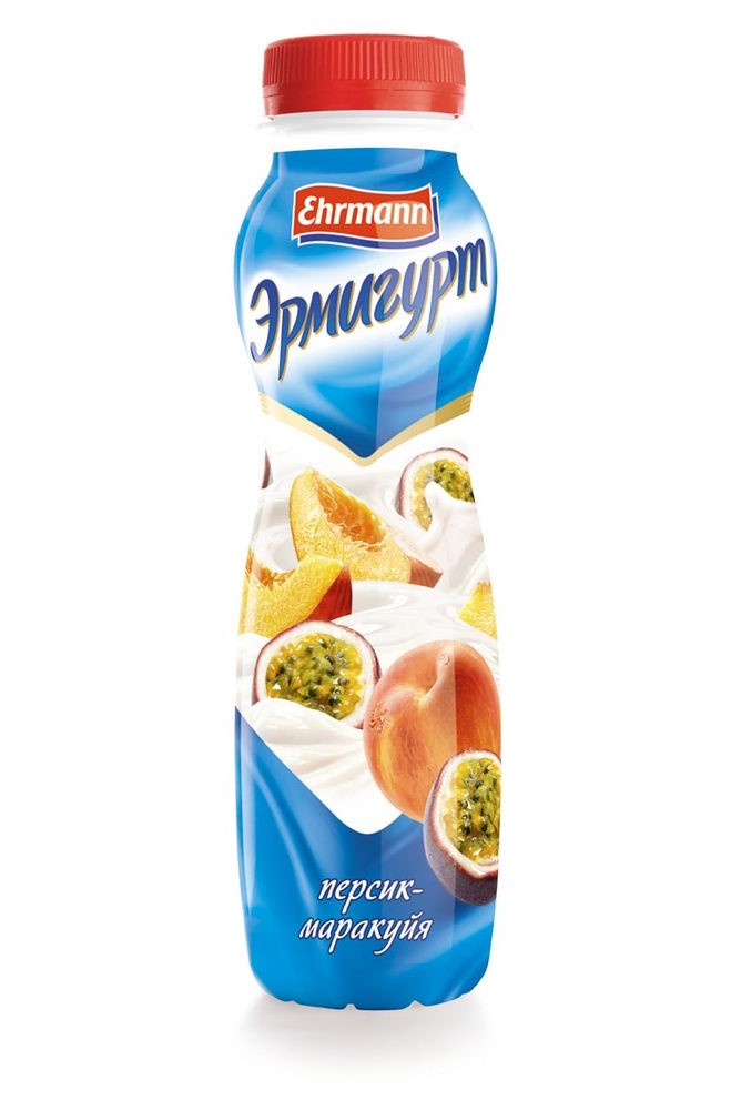 

Питьевой йогурт Эрмигурт персик-маракуйя 1,2% БЗМЖ 290 г