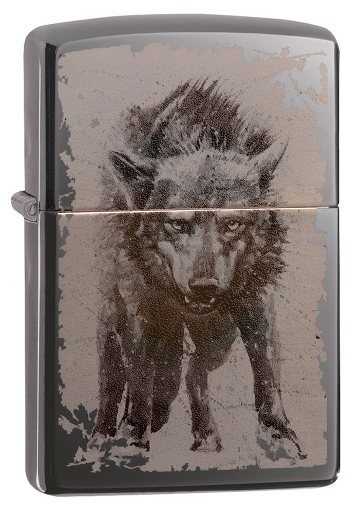 фото Зажигалка wolf design black ice® zippo 49073 original (made in the usa)