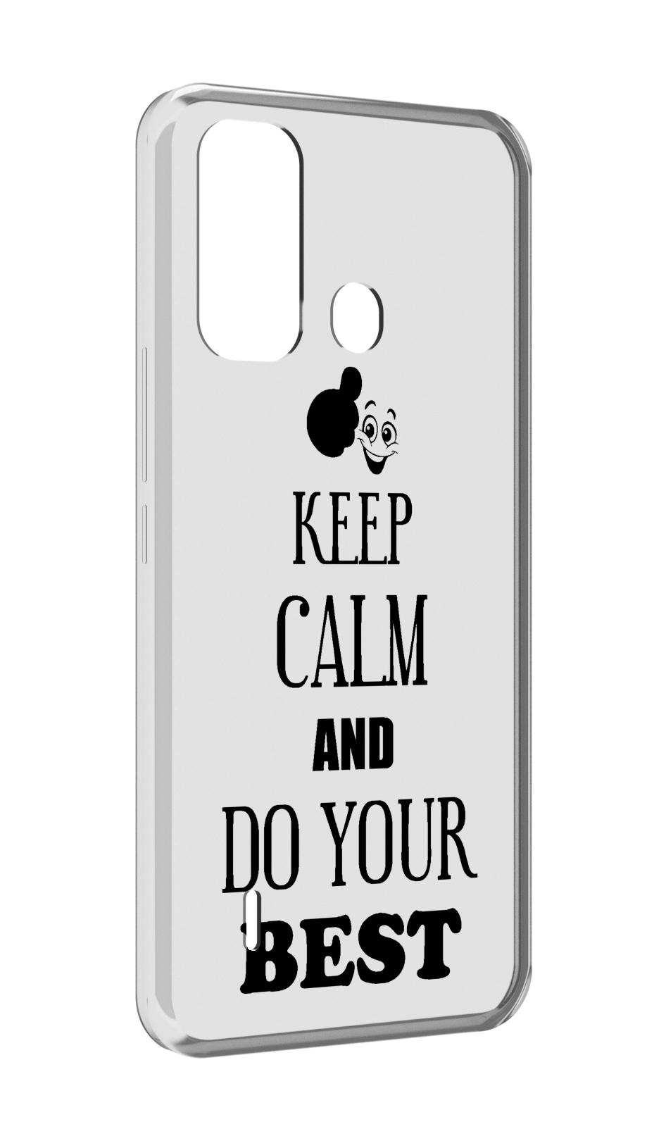 

Чехол MyPads keep-calm-and для ITEL A49 / A58 / A58 Pro, Прозрачный, Tocco