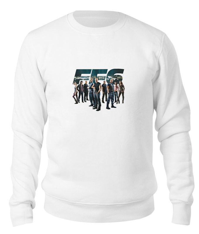 

Свитшот унисекс Printio Fast & furious / форсаж белый M, Fast & furious / форсаж