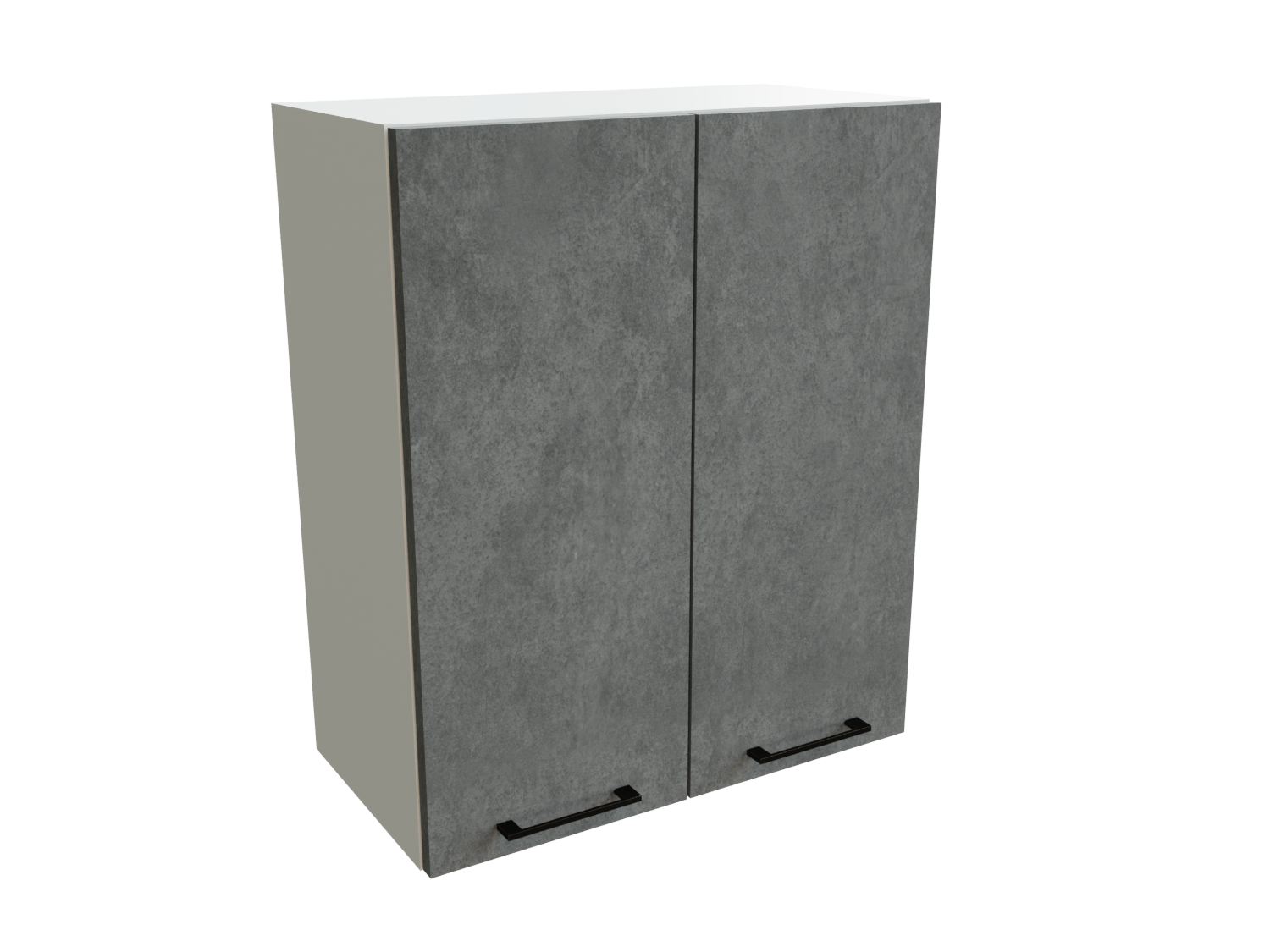 

Навесной кухонный шкаф SURA kitchen space helmer2500 Бетон 60x31.8x71.6, Серый, helmer2500