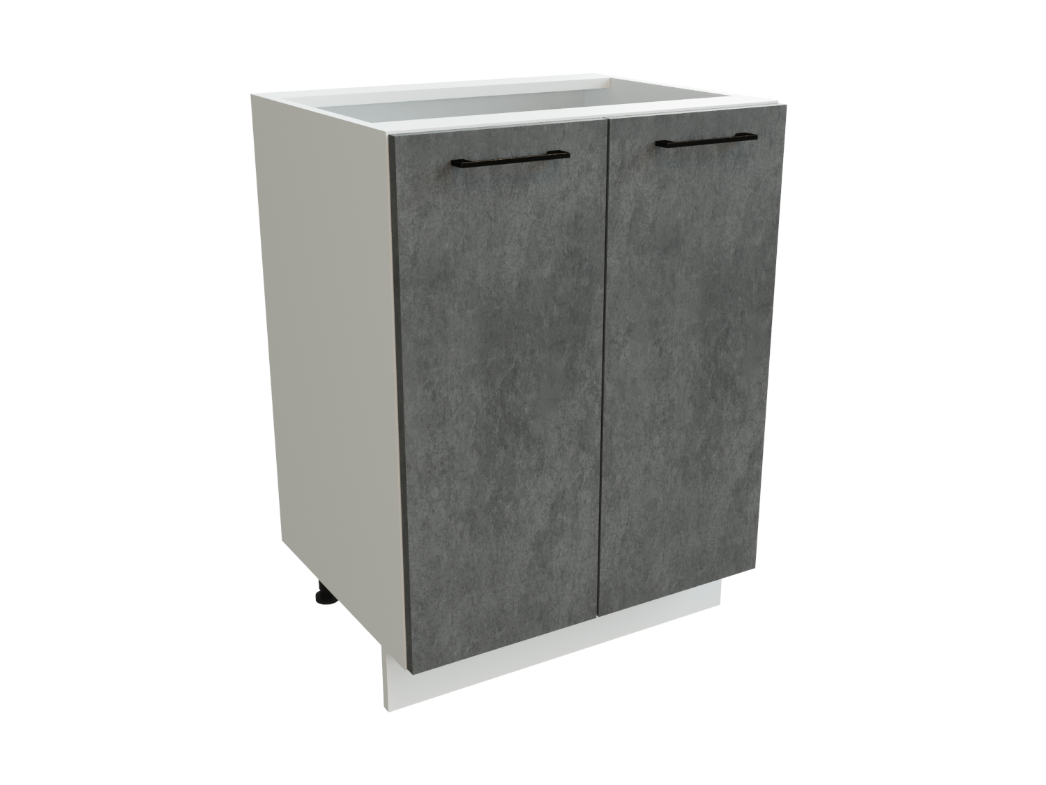 

Напольный кухонный шкаф SURA kitchen space helmer2500 Бетон 60x47.8x81.6 см, Серый, helmer2500