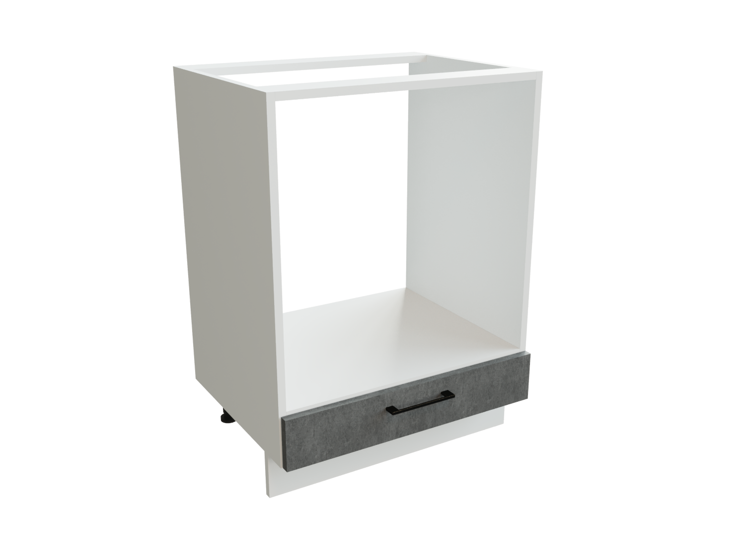 

Напольный кухонный шкаф SURA kitchen space helmer2500 Бетон 60x47.8x81.6, Серый, helmer2500