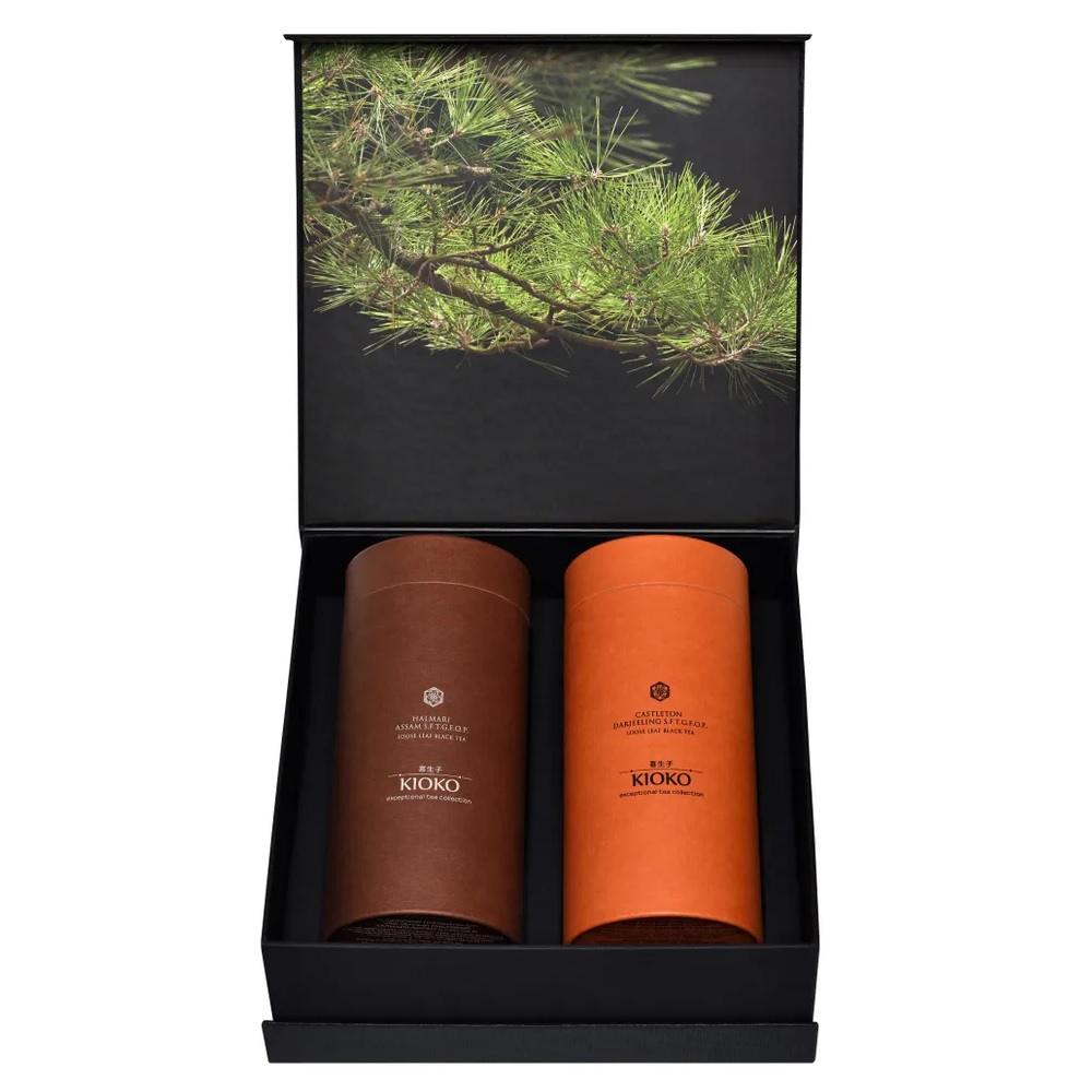 

Набор черного чая Kioko EMI ESSENCE Сосна 2x100г, Kioko