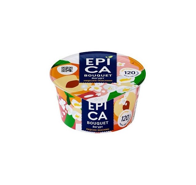 

Йогурт Epica с персиком и экстрактом жасмина 4,8% БЗМЖ 130 г