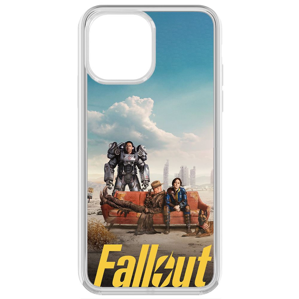 

Чехол-накладка Krutoff Clear Case Фоллаут (Fallout) - Постер для iPhone 13 Pro Max, Прозрачный